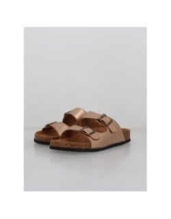 Sandales double bride orphée métallisé femme - Chattawak