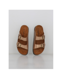 Sandales double bride orphée métallisé femme - Chattawak