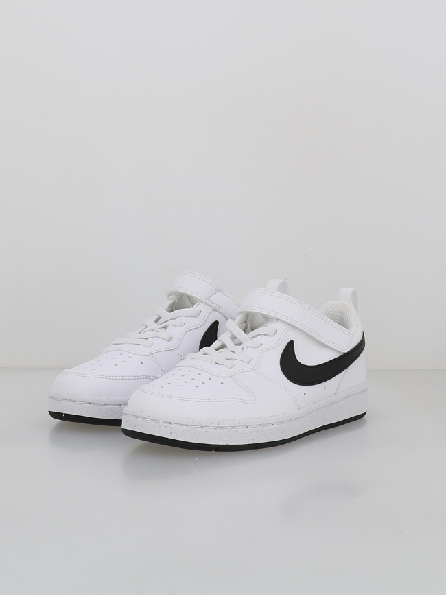 Baskets scratch court borough ps blanc noir enfant - Nike