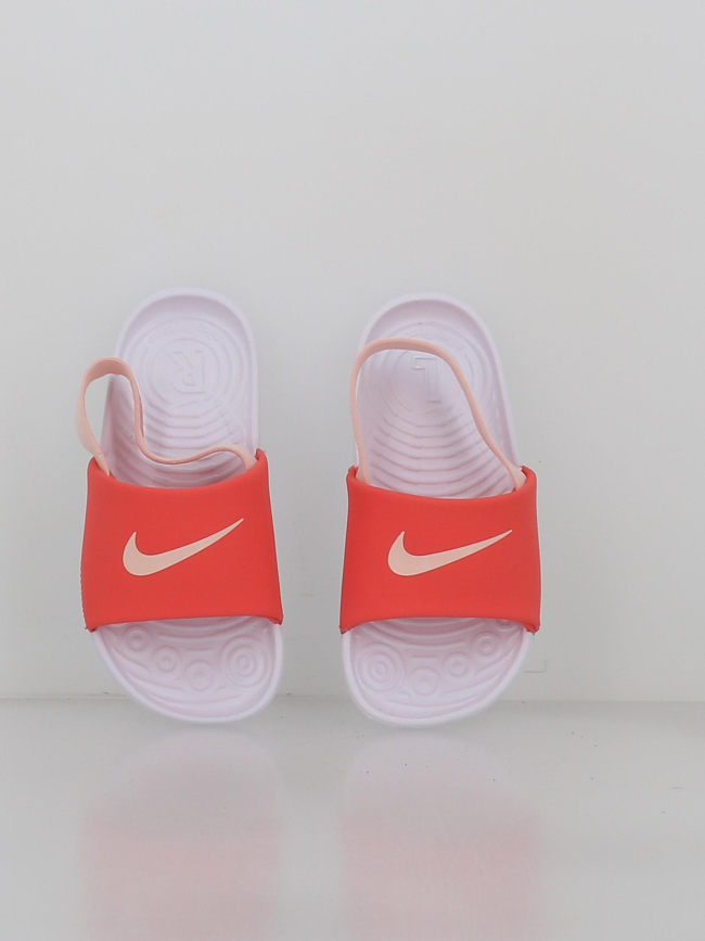 Claquette kawa slide td rose blanc enfant - Nike