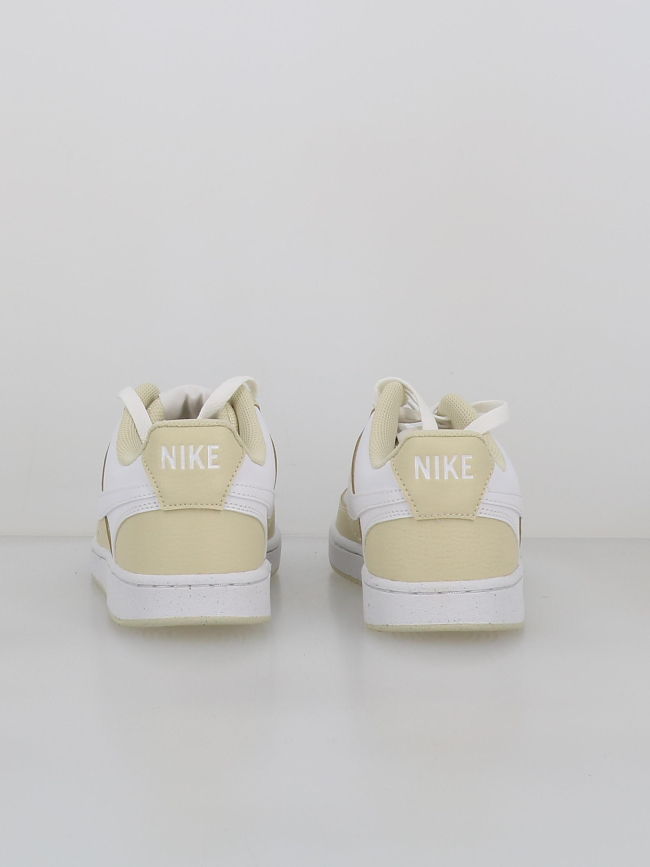 Baskets court vision beige blanc homme - Nike