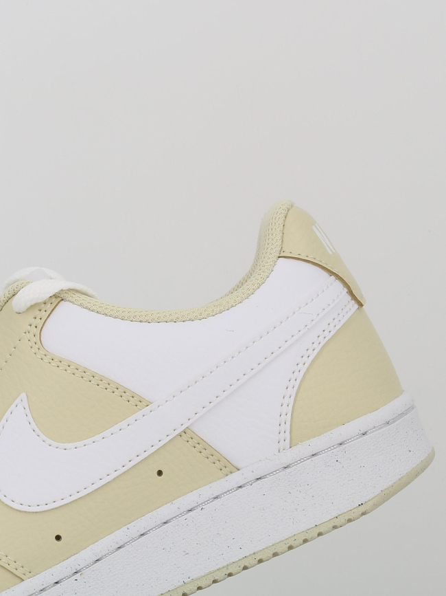 Baskets court vision beige blanc homme - Nike