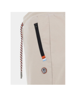 Short aux détails colorés bezna beige homme - Benson & Cherry