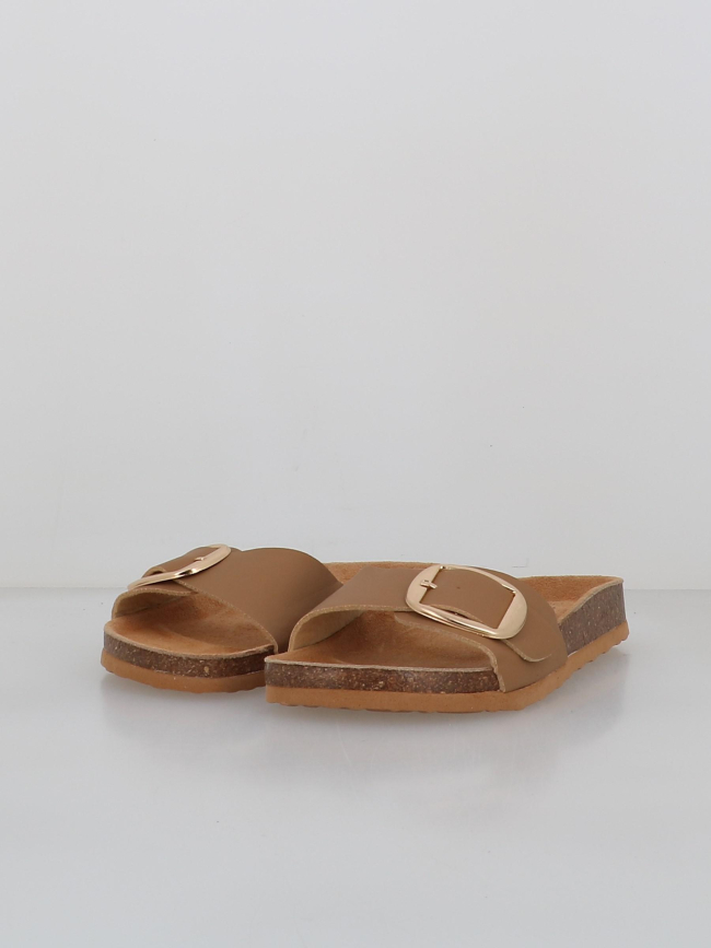 Sandales malaga cognac marron femme - Lemon Bay