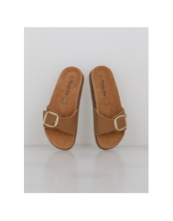 Sandales malaga cognac marron femme - Lemon Bay