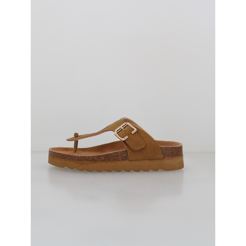 Tongs phuket camel marron femme - Lemon Bay