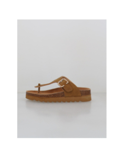 Tongs phuket camel marron femme - Lemon Bay