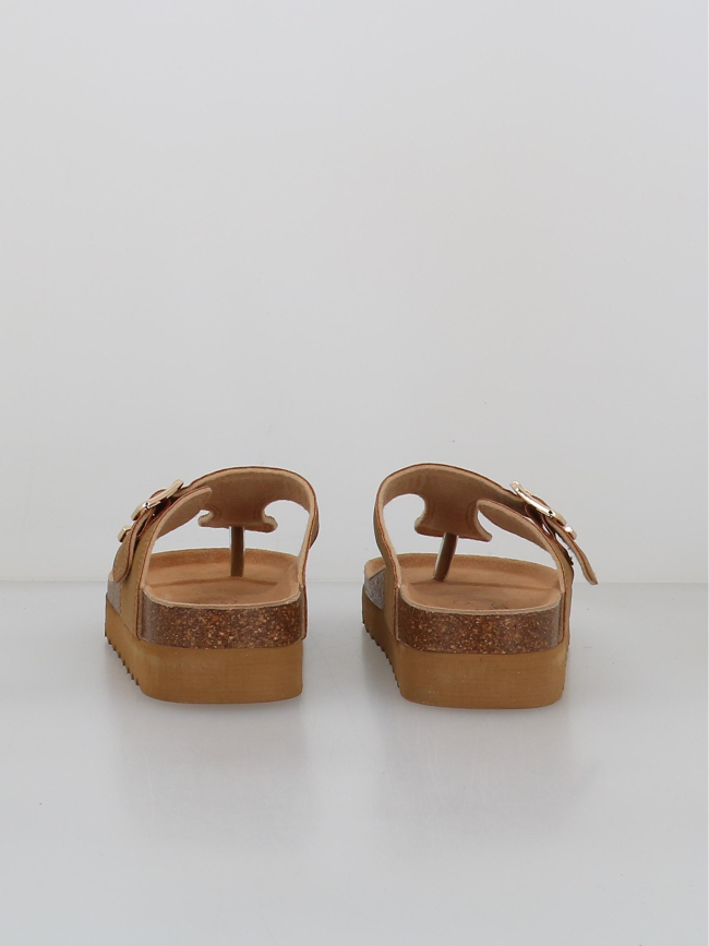 Tongs phuket camel marron femme - Lemon Bay