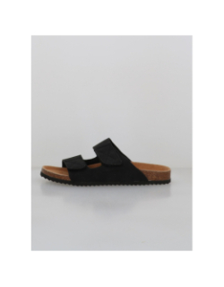 Sandales double bride à scratch kigali noir homme - Lemon Bay