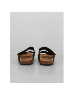 Sandales double bride à scratch kigali noir homme - Lemon Bay