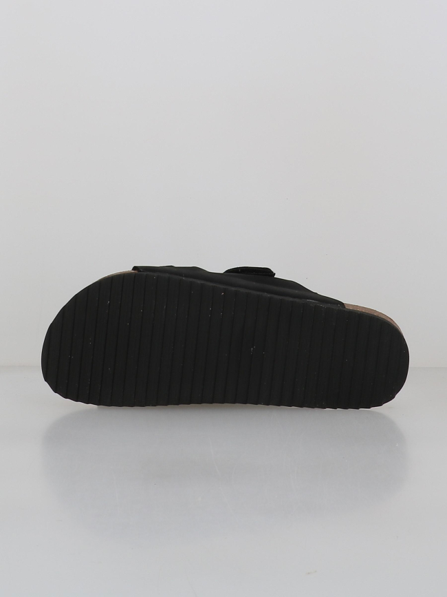 Sandales double bride à scratch kigali noir homme - Lemon Bay