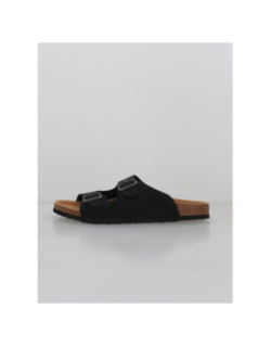 Sandales double bride kyoto noir homme - Lemon Bay