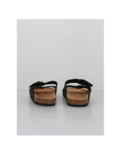 Sandales double bride kyoto noir homme - Lemon Bay