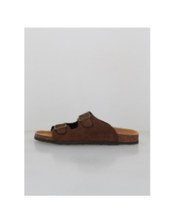 Sandales double bride kyoto marron homme - Lemon Bay