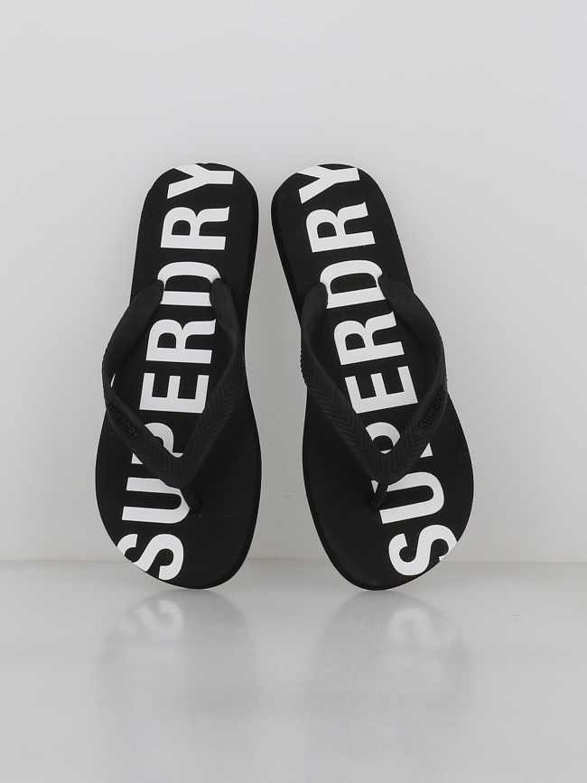 Tongs code core logo noir homme - Superdry