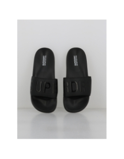 Claquettes de piscine core graphic noir homme - Superdry