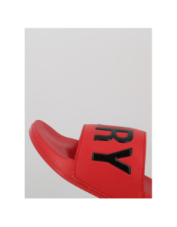 Claquettes de piscine core graphic rouge homme - Superdry