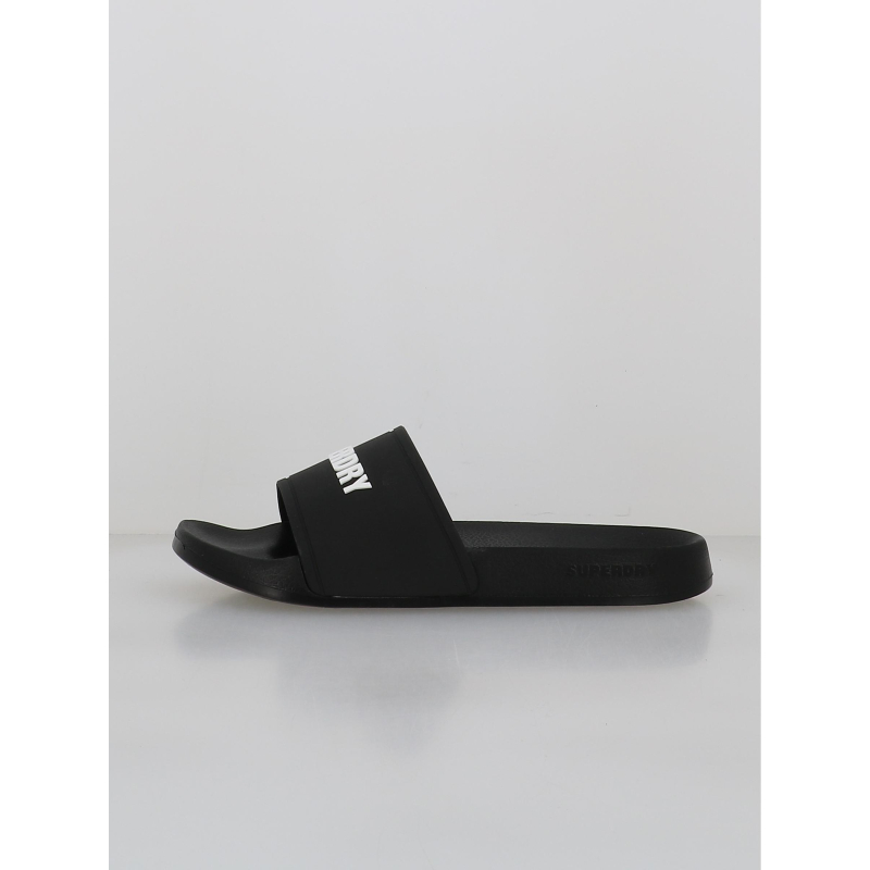Claquettes de piscine logo noir homme - Superdry