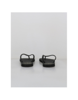 Tongs à paillettes mayala noir femme - Culture Sud