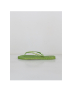 Tongs à paillettes mayala vert femme - Culture Sud