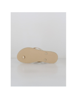 Tongs à paillettes mayala beige femme - Culture Sud