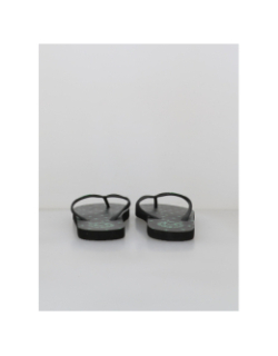 Tongs imprimées palmier noir vert garçon - Culture Sud