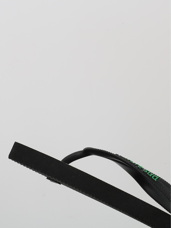 Tongs imprimées palmier noir vert garçon - Culture Sud