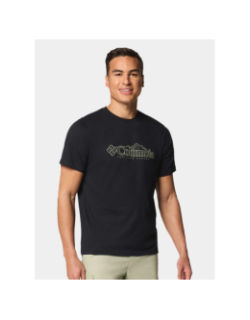 T-shirt seasonal logo portland noir homme - Columbia