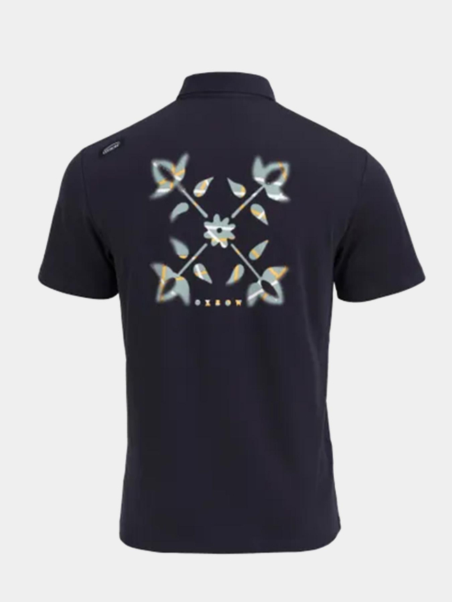 Polo à manches courtes mupol bleu marine homme - Oxbow