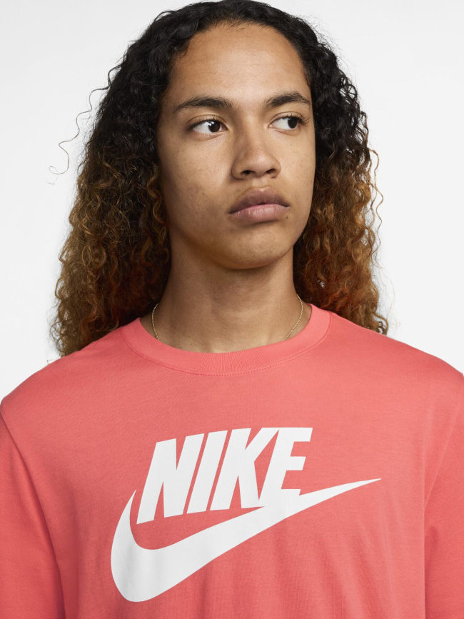 T-shirt à manches courtes icon futura corail homme - Nike
