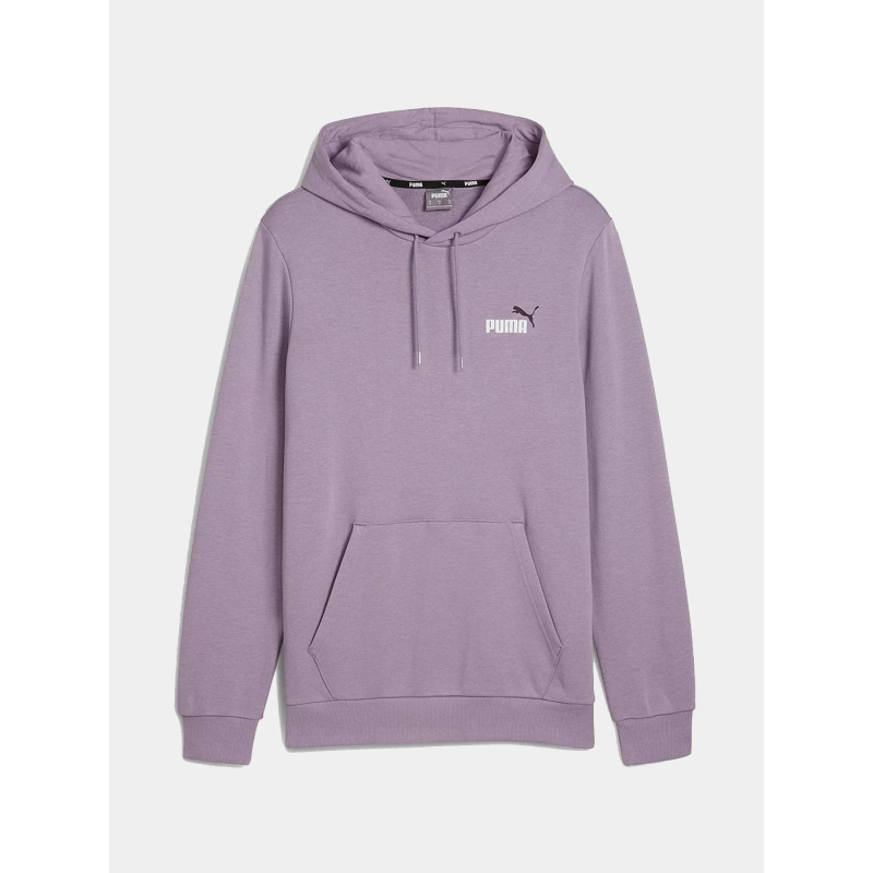 Sweat à capuche essential logo violet homme - Puma