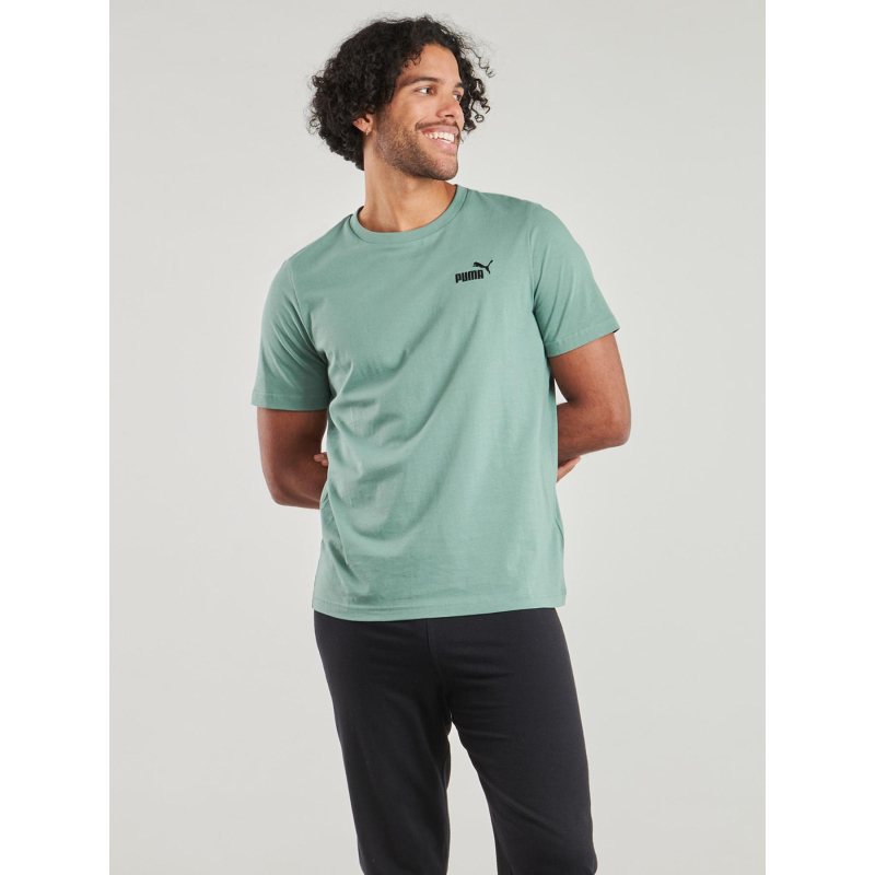 T-shirt essentials small logo no.1 vert homme - Puma
