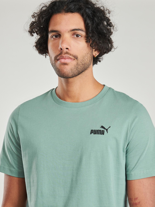 T-shirt essentials small logo no.1 vert homme - Puma