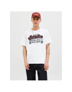 T-shirt logoté authantic blanc homme - Jack & Jones