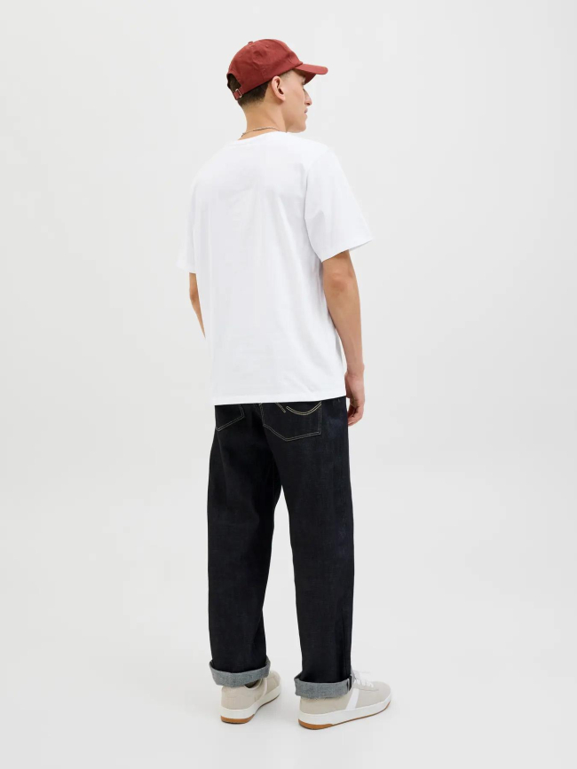T-shirt logoté authantic blanc homme - Jack & Jones