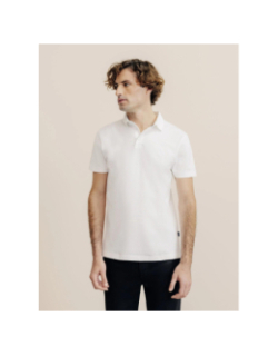 Polo gregor blanc homme - Izac