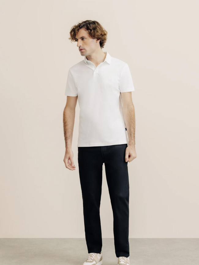Polo gregor blanc homme - Izac