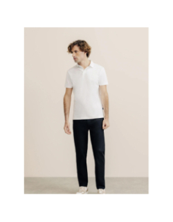 Polo gregor blanc homme - Izac