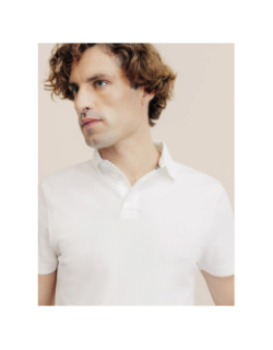 Polo gregor blanc homme - Izac