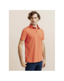Polo gregor orange homme - Izac