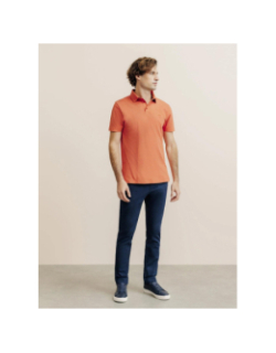 Polo gregor orange homme - Izac
