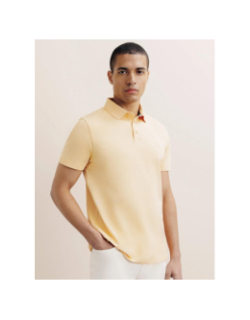 Polo gregor pêche orange homme - Izac