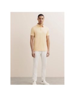 Polo gregor pêche orange homme - Izac