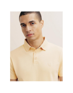 Polo gregor pêche orange homme - Izac