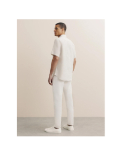 Chemise en lin kurtis beige homme - Izac