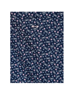 Chemise manches courtes à micromotifs bleu homme - Eden Park