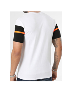 T-shirt wimbledon blanc bleu et orange homme - Comme Des Loups