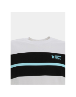 T-shirt wimbledon blanc noir et bleu homme - Comme Des Loups