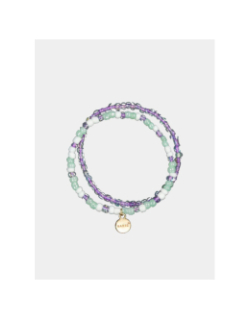 Bracelet karah mauve vert femme - Barts