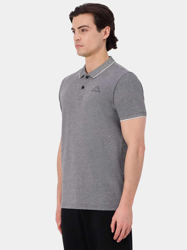 Polo kerzo gris homme - Kappa